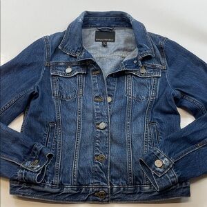 Banana Republic Women’s Classic Denim Jacket Dark Wash Sz SP